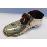 SILVER SHOE PIN CUSHION CHESTER 1910