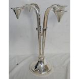 CONTEMPORARY SCOTTISH SILVER 4-BRANCH CANDELABRA,