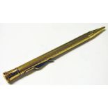 ARROW 14K GOLD FILLED PENCIL, TOP MARKED 'ARROW MADE IN U.S.A', 12.