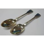 PAIR OF SILVER TABLESPOONS, EDINBURGH 1835 4.