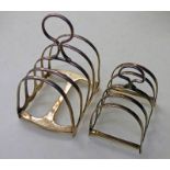 2 SILVER TOAST RACKS