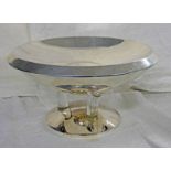 LARGE MODERN SCOTTISH SILVER CIRCULAR TABLE CENTRE.