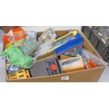 SELECTION OF MODEL RAILWAYS ITEMS INCLUDING CONTROLLERS ,