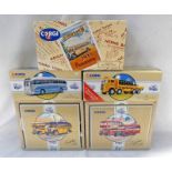 5 CORGI CLASSIC MODEL VEHICLES INCLUDING 97061 - THE BUSES OF COVENTRY, 96990 - THE ABC BUS SET,