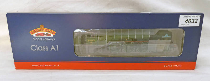 BACHMANN 32 - 550A 00 GAUGE AL CLASS 60163 'TORNADO' BRITISH RAILWAYS GREEN.