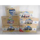 6 CORGI MODEL VEHICLES INCLUDING 97917 - SCAMMELL SCARAB WATNEYS, 97184 - THE AEC REGAL,