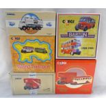 5 CORGI CLASSIC MODEL VEHICLES INCLUDING 97952 - FODEN TANKER, HOVIS, 97741 - ISLAND TRANSPORT,