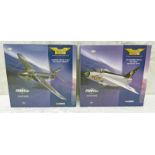 2 CORGI MODEL AIRCRAFT FROM THE JET FIGHTER POWER RANGE INCLUDING AA32301 - EE LIGHTNING F.MK.