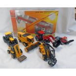 SELECTION OF CONSTRUCTION RELATED MODEL VEHICLES FROM JOAL ETC INCLUDING NEW HOLLAND TX34,