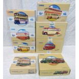 EIGHT CORGI MODEL VEHICLES INCLUDING 97303 - GUY ARAB PAISLEY & DISTRICT ,