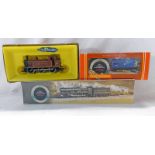 THREE HORNBY 00 GAUGE LOCOMOTIVES INCLUDING R780 - BR CLASS 08 DIESEL SHUNTER TOGETHER WITH R051 -