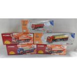 FIVE CORGI MODEL VEHICLES FROM THE ALBION & LONDON BRICK RANGES INCLUDING 26201 - ALBION CALEDONIAN