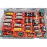 SELECTION OF HORNBY/TRIANG TANKER WAGONS.