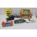 SELECTION OF MODEL VEHICLES FROM BURAGO, MAISTO GUITOY ETC INCLUDING ASTON MARTIN DB7,