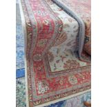 CARPET WITH FAWN & RED DECORATION 343 X 248 CM