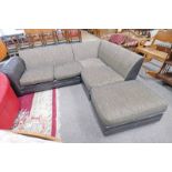 LEATHER & MATERIAL 3 SEAT CORNER SETTEE