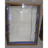 TABLE TOP DISPLAY CASE 89 CM WIDE