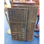 2 PRINTERS BLOCK TRAYS LONGEST 86CM Condition Report: One has wood worm present.