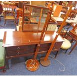 2 STANDARD LAMPS & STAG DRESSING TABLE