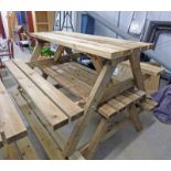 PINE GARDEN PICNIC TABLE BENCH