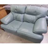 LEATHER 2 SEATER SETTEE