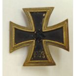COPY OF A THIRD REICH FIRST CLASS IRON CROSS WITH ROUND 3 IN 1939