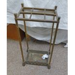 EARLY 20TH CENTURY BRASS STICK STAND IN THE ARTS & CRAFTS STYLE