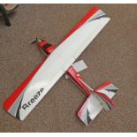 ELECTRIC SPORT (RED/WHITE/BLACK) COMPLETE WITH ELECTRIC MOTOR, SERVO'S,