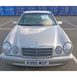 1997 MERCEDES E280 PETROL IN SILVER, REG "R995 MSP", WITH MOT, CURRENT MILEAGE 119965,