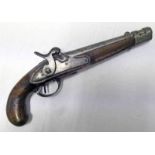 MID 19TH CENTURY CONTINENTAL 14-BORE PERCUSSION MILITARY PISTOL WITH 22.