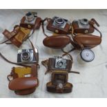SELECTION OF AGFA CAMERAS TO INCLUDE AGFA OPTIMA III S WITH 1:2.