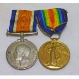 WW1 MEDAL DUO TO INCLUDE A SOUTH AFRICAN VICTORY MEDAL TO SJT. D. G. PRENGER S.A.H.