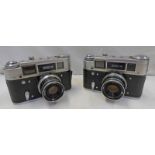 2 SOVIET CAMERAS FED4 WITH 2,