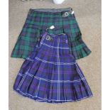 HIGHLAND SCENE MONTROSE TARTAN KILT AND SIZE 46 'SCOTTISH HIGHLAND KILT' TARTAN KILT -2-