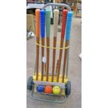 GARDEN CROQUET SET