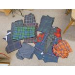 6 PAIRS OF TARTAN TREWS AND 3 TARTAN WAIST COATS -9- Condition Report: Overall all