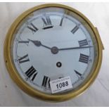 BRASS & STEEL SHIPS CLOCK