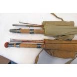 A 3 PIECE GEORGE WILKINS & SONS LTD ROD IN BAG AND ONE OTHER -2- Condition Report: