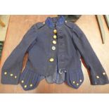 PIPER / DRUMMERS NAVY DOUBLET JACKET WITH BUTTONS,