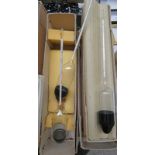 3 GLASS HYDROMETERS