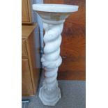 19TH CENTURY MARBLE COLUMN HEIGHT 98CM