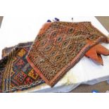 TWO EASTERN RUGS 153 X 110 CM AND 69 X 53 CM -2-