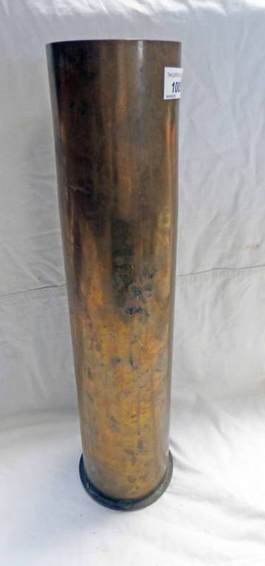 1917 BRASS ARTILLERY SHELL 50CM TALL