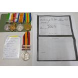 FIVE MEDALS TO WARRANT OFFICER R.