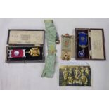 9CT GOLD ROYAL ANTEDILUVIAN ORDER OF BUFFALO MEDAL AWARDED TO BRO.R.F.