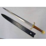 A REPRODUCTION SWORD WITH 63CM LONG BLADE,