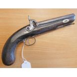 19TH CENTURY PERCUSSION GREATCOAT PISTOL WITH A 15.