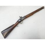 1844 PATTERN YEOMANRY PERCUSSION CAVALRY CARBINE WITH 51 CM LONG BARREL STAMPED 1844 ENFIELD,