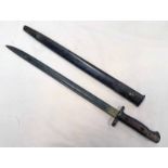 BRITISH 1907 PATTERN BAYONET WITH 43.