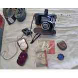 ZEISS IKON COMPOUR RAPID FOLDING CAMERA WITH NOVAR-ANASTIGMAT 1:3,5 F=10 5CVM LENS,